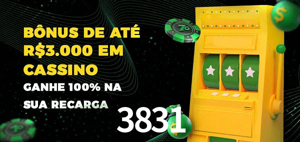 3831 melhor bônus de depósito